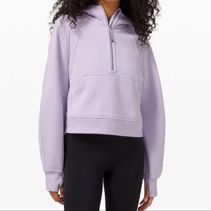 Lululemon Scuba Half-Zip Hoodie Lavender M/L